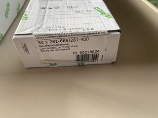 50X WAGO GmbH & Co. KG 4-Leiter Diodenklemme 281-665/281-4001
