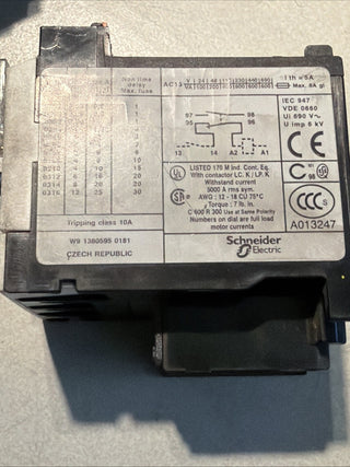 Schneider Electric LR2K0306 TeSys K Thermisches Überlastrelais 0,8–1,2A – Top Zu2