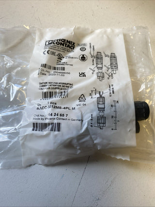Phoenix Contact SACC-M12MS-4PL M (1424657) M12-Stecker – NEU & OVP