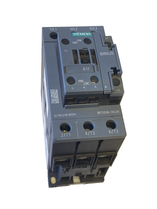 Siemens SIRIUS Leistungsschütz 3RT2036-1AL20 | 22kW | 230V AC | Baugröße S2 – Ge1