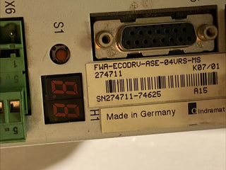 Indramat Rexroth EcoDrive DKC01.1-040-7-FW AC Servo Controller – Geprüft & Gebra4