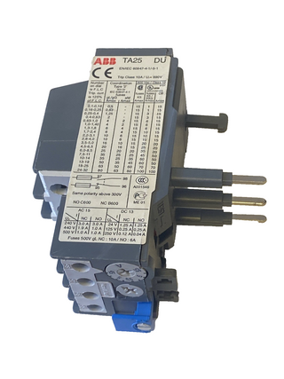 ABB T25 DU 4,5-6,5 A Thermisches Überlastrelais (TA25DU-6.5M) – Gebraucht0