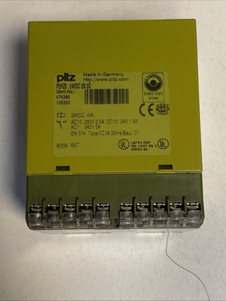 Pilz P2HZ5 24VDC Sicherheitsrelais Zweihandrelais 474390 | Gebraucht