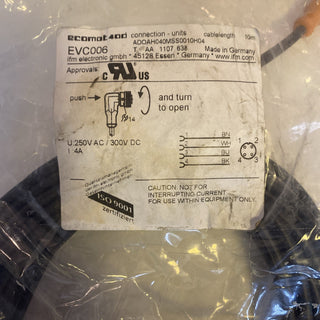 IFM EVC006 Sensorkabel M12 Buchse abgewinkelt 10m PUR Oelbeständig IP69K Halogen2