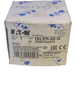 Eaton DILER-22-G(24VDC) Schütz 24 V/DC 6 A 1 St.0