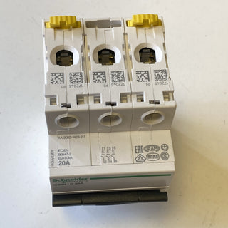 Schneider iC60N Leitungsschutzschalter Acti9 4P 20A D-Char 6kA A9F05420 NEU6