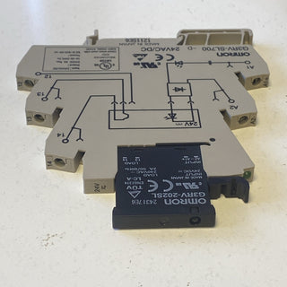 Omron G3RV-SL700-AL 24VDC Halbleiterrelais mit Sockel UND/G3RV-202SL 24VDC3