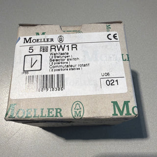 5x Klöckner Moeller Wahltaste RW1R selector switch 2 Stellungen IP650