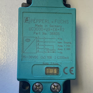 Pepperl+Fuchs UC3000+U9+E6+R2 Ultraschallsensor VariKont – gebraucht3