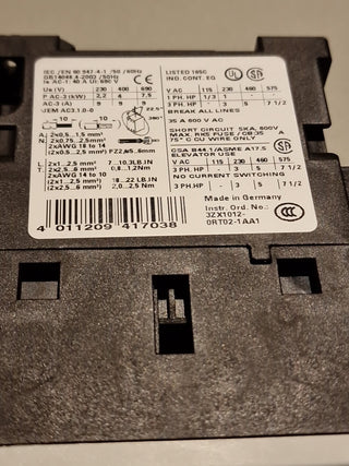 Siemens SIRIUS Leistungsschütz 3RT1023-1AP00 (Gebraucht)4