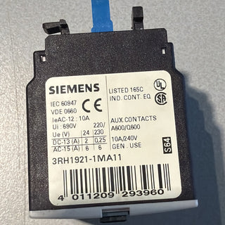 Siemens SIRIUS Hilfsschalterblock 3RH1921 – Typ Classic (EAN: 4011209293960)5