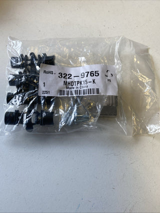 MH Connectors MHDTPK15-K D-Sub Gehäuse | 15-polig | Gerade | NEU & OVP