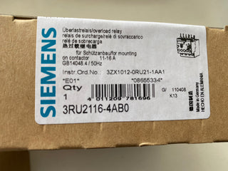 Siemens 16 A 3RU Überlastrelais 3P, 7,5 kW, SIRIUS Innovation, / 11 → 16 A, 1 Sc0