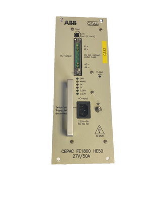 ABB CEPAC FE1800 HE 48V 30A Gleichrichter Netzteil Rectifier Top Zustand1