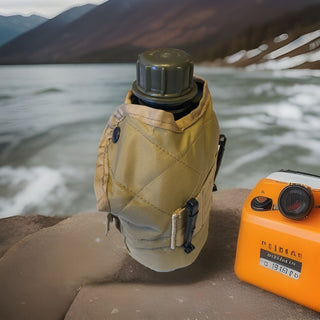 Mil-Tec - US Plastic Canteen - Feldflasche mit Hülle  - Coyote7