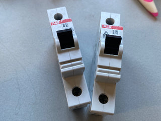 2x ABB S261-B32 Leitungsschutzschalter 1-polig 32A Sicherung 6kA – Gebraucht2