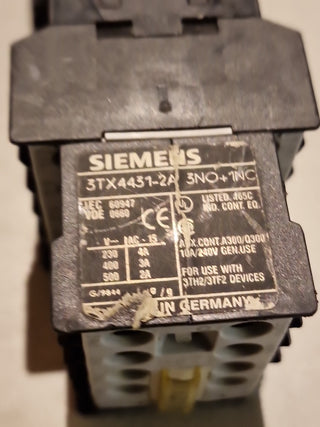 Siemens 3TH2031-0BB4 31E Schütz Hilfsschütz Contactor 24V mit 3TX4431-2A5
