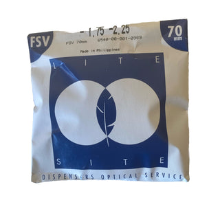 30x Lite Site 6540-00-001-0989 Einstärkengläser Hard Resin 70mm -1.75 -2.00 Neu3