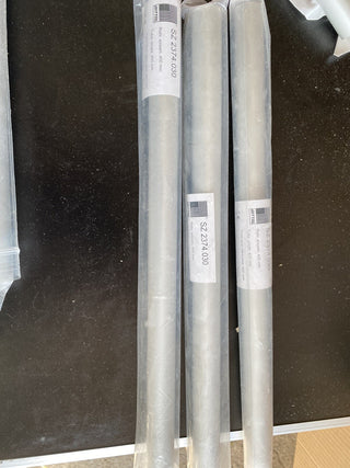 3x Rittal SG 2374.030 Montageelement Aluminium | Rohr einzeln L=400mm | NEU0