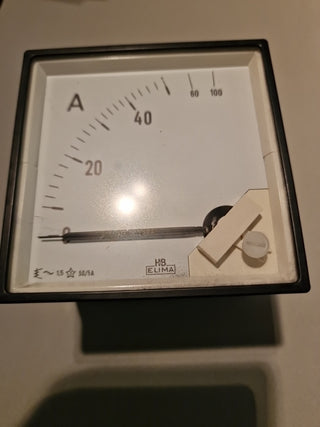 ABB H144 PW Analog Amperemeter 1500A/5A 600V Panel Meter Drehspulanzeiger,#101