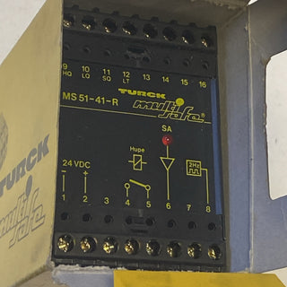 Turck Störmeldezentrale MS51-41-R/S170 Multisafe Sicherheitsrelais 24VDC Neu1