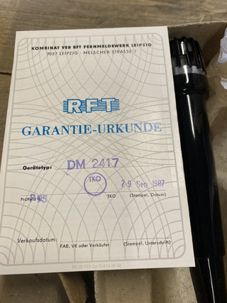 Retromikrofon RFT DDR Neu 1984 TYP DM2416N/DM2417N7