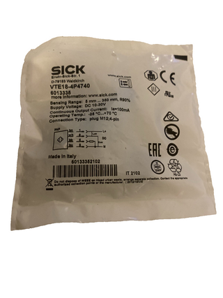 SICK VTE18-4P4740 Reflexions-Lichttaster (Art.-Nr. 6013335) – NEU & OVP0