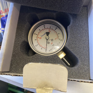 Swagelok Manometer PGI-63B-BG100-LAQX | 0-100 bar | 63mm | 1/4" Tube Adapter | N3