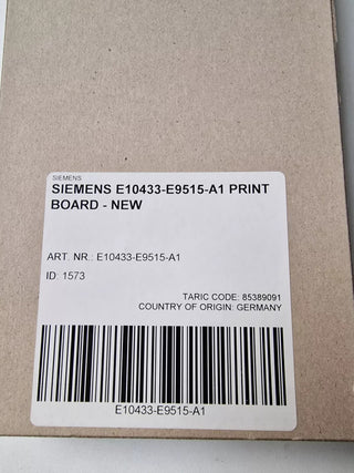 Siemens E10433-E9515-A1 Print Board / Platine – NEU & OVP0