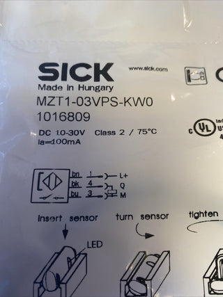 SICK MZT1-03VPS-KW0 Magnetischer Zylindersensor T-Nut PNP NO Kabel Neu/OVP1