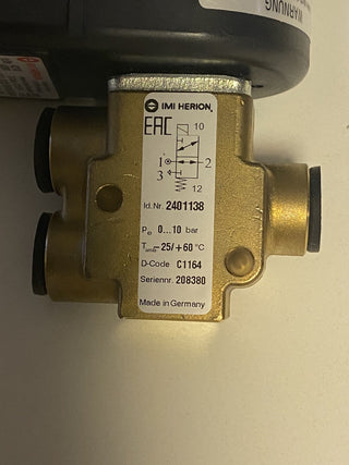 Norgren 2401103426002400 Elektropneumatisches Sitzventil, 3/2-Wege, G1/4, 24V DC5
