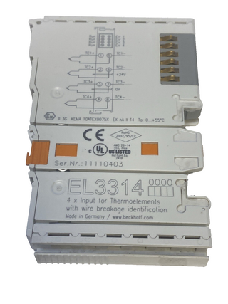 Beckhoff EL3314 | EtherCAT-Klemme , 4-Kanal-Analog-Eingang0