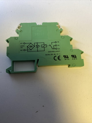 Phoenix Contact 2940171 DEK-REL-24/I/1 Koppelrelais Modul – Neu ohne OVP1