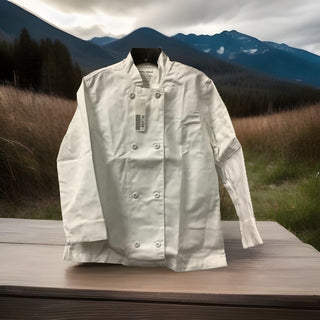 Koch Jacke  Food Service Smock Kittel - NEU - NSN 8415-01-647-75011