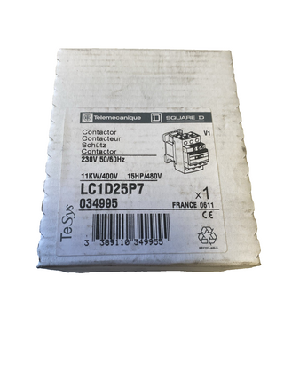 Schneider Electric TeSys Deca Schaltschütz LC1D25P7 – 230V AC - NEU & OVP1