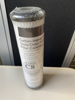 Pentek C8 Carbon Wasserfilter | 10" Aktivkohlefilter 1µm | NEU & OVP3