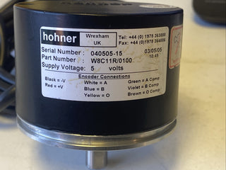 HOHNER Drehgeber W 8C11R-100 Encoder Drehimpulsgeber Impulsgeber3