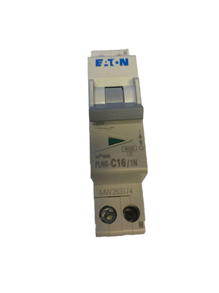 EATON / 263174 / PLN6-C16/1N-MW / LS-Schalter, 16A, 1+N-p, C-Char1