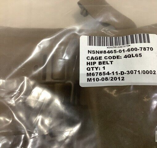 US Miliary USMC FILBE MOLLE Pack Hüftgurt Coyote Braun NSN 8465-01-600-78702