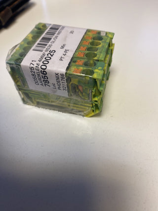 7X Phoenix Contact PT 4-PE 3211766 Dreistock-Schutzleiterklemme0