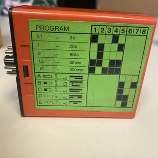 Bircher Zeitrelais TZMP time relay 6A 220V AC 0,1s-10h 176-264V AC Relais5