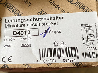  ABL Sursum D40T2 Leitungsschutzschalter, Sicherungsautomat 400V1