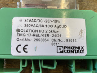 3X Phoenix Contact EMG 17-REL/SG-B 24/21/M Relaisbaustein Nennspannung: 24 V/DC1