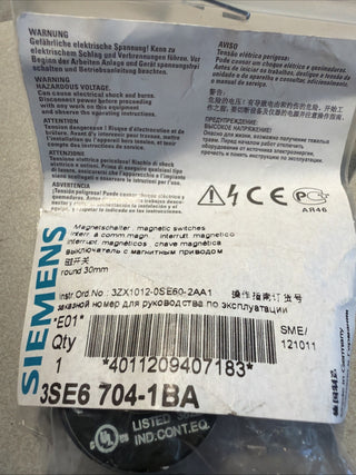 Siemens SIRIUS Schaltmagnet 3SE6704-1BA – NEU & OVP2