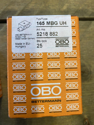 25STK OBO BETTERMANN 5218882 165 MBG UH Adapter für Dachleitungshalter Flachdach0