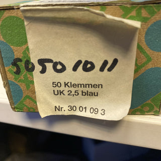 50x Phoenix Contact Durchgangsklemme UK 2,5 B BU (Blau) – 30010931