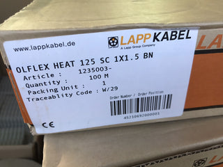 LAPP ÖLFLEX® HEAT 125 SC 1X1.5 BN – Hochtemperatur-Einzelader (Braun)0