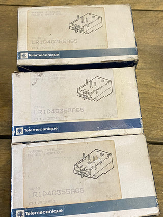Telemecanique LR1-D40355 A65 Thermorelais 63–80A Motorschutz neu1