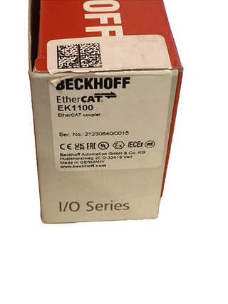 Beckhoff EK1100 EtherCAT-Koppler – Neu  OVP