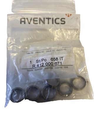 6x AVENTICS Zentrierringe R412000671 Ø 12mm - Neu & OVP Pneumatik Zubehör1